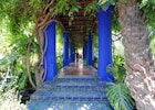 Features - View of the Majorelle Garden in Marrakec