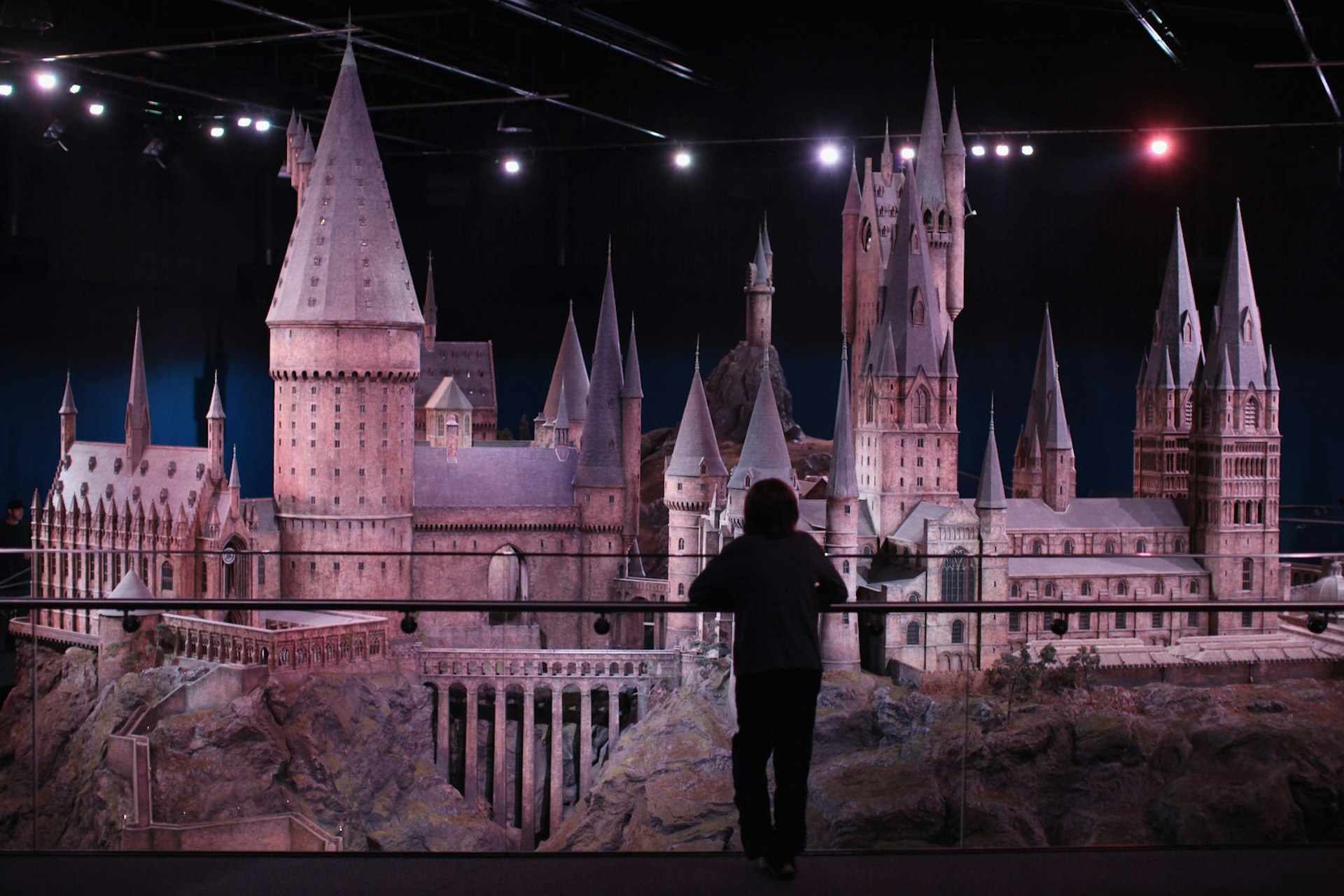 The 1:25 scale model of Hogwarts at Leavesden features in every Harry Potter film © Dan Kitwood / Getty Images