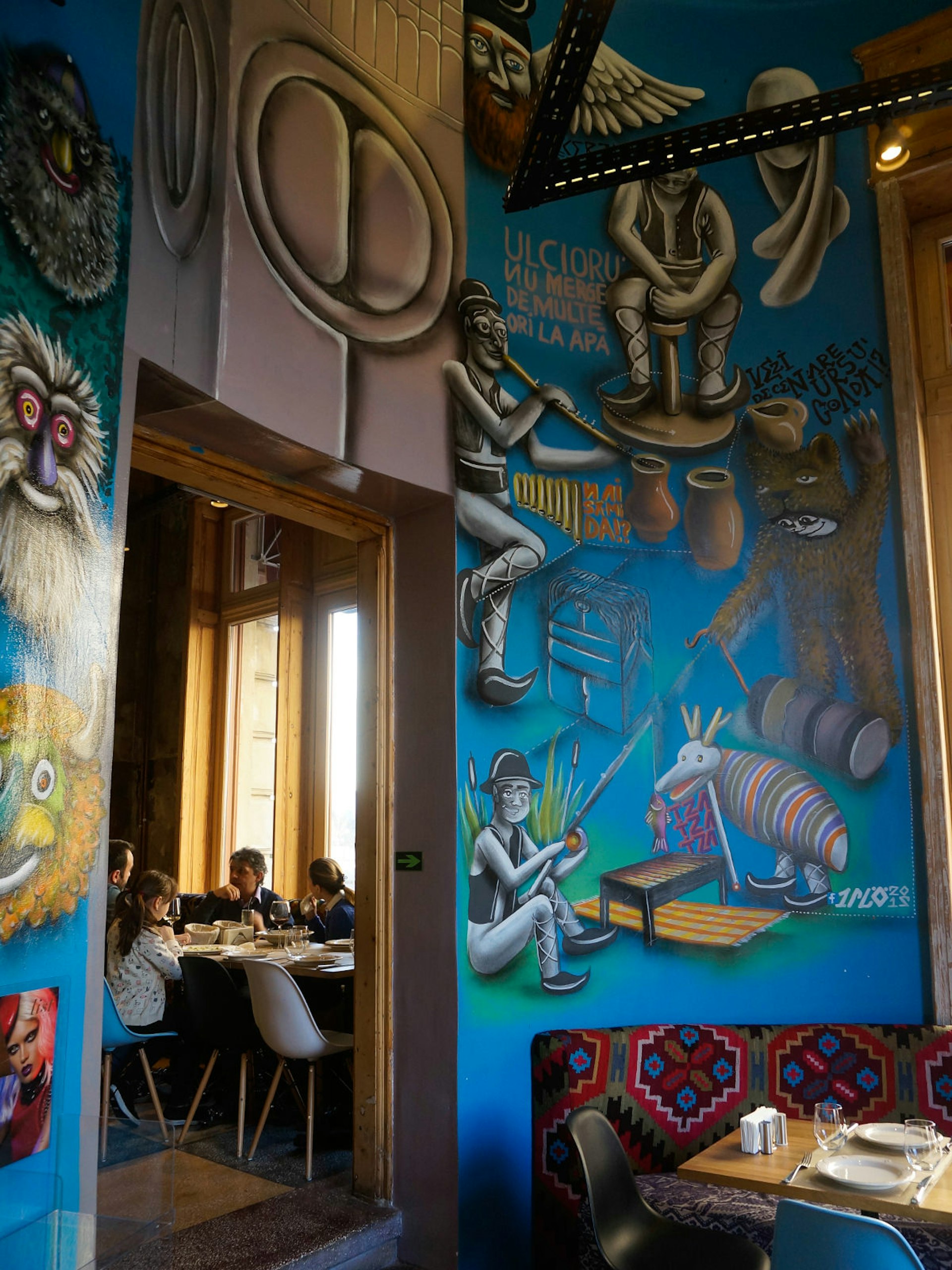 The bohemian Mahala Restaurant serves contemporary Romanian cuisine © Monica Suma / Lonely Planet
