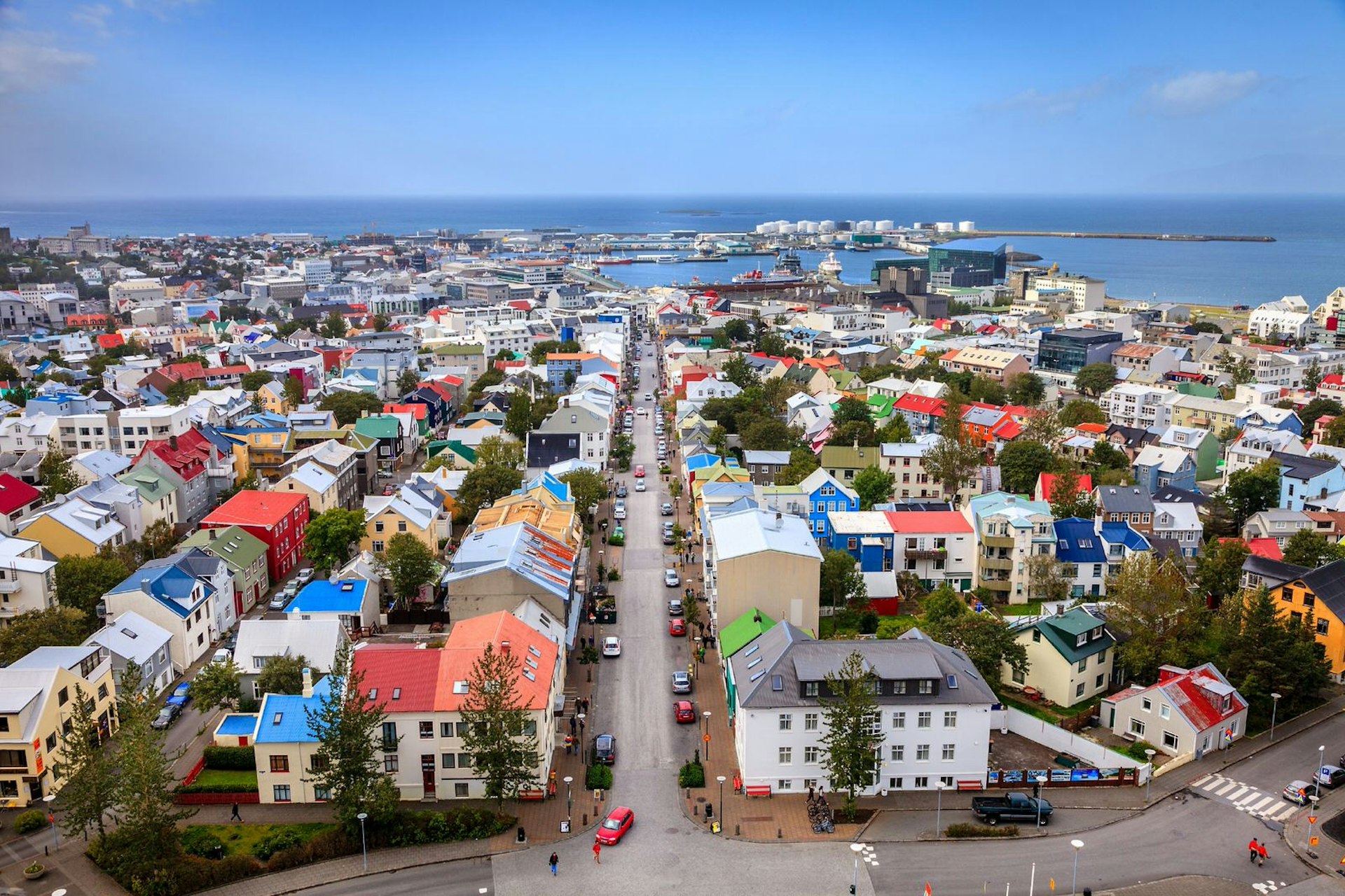 Looking across downtown Reykjavík and the Old Harbour © Alexey Stiop / Shutterstock