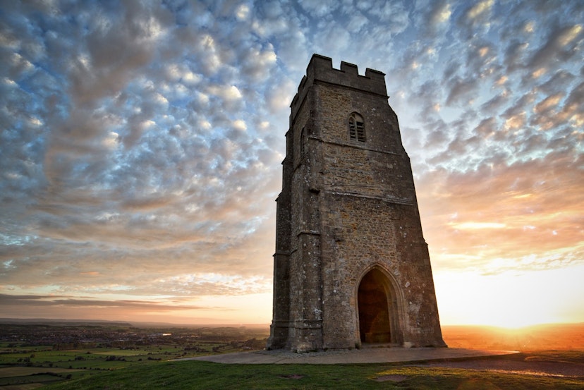 Glastonbury Tor is topped by 14th-century St Michael's Church. Was it also the Isle of Avalon © David Thompson / 500px