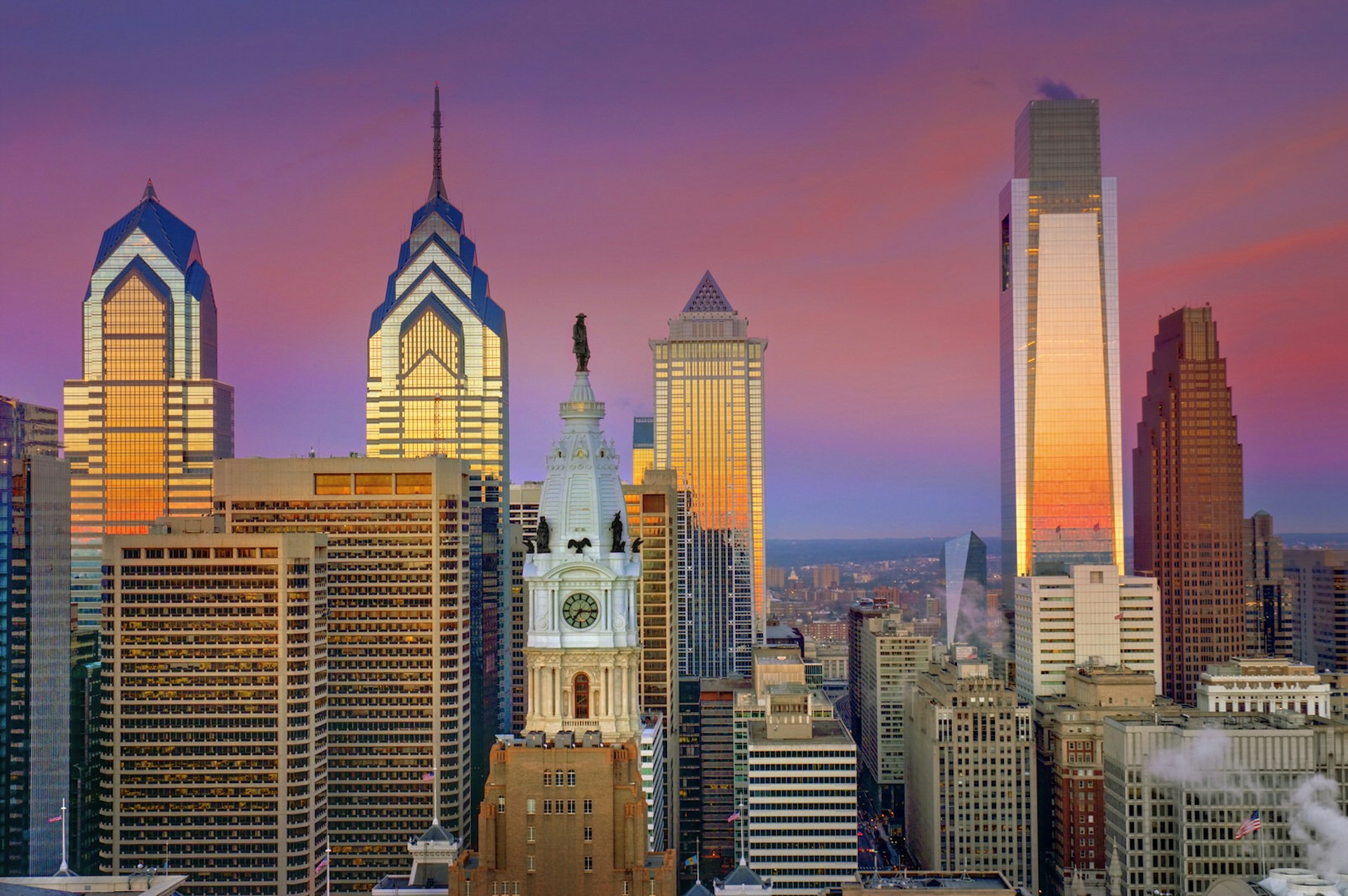 Philadelphia's skyline © B. Krist / VISIT PHILADELPHIA