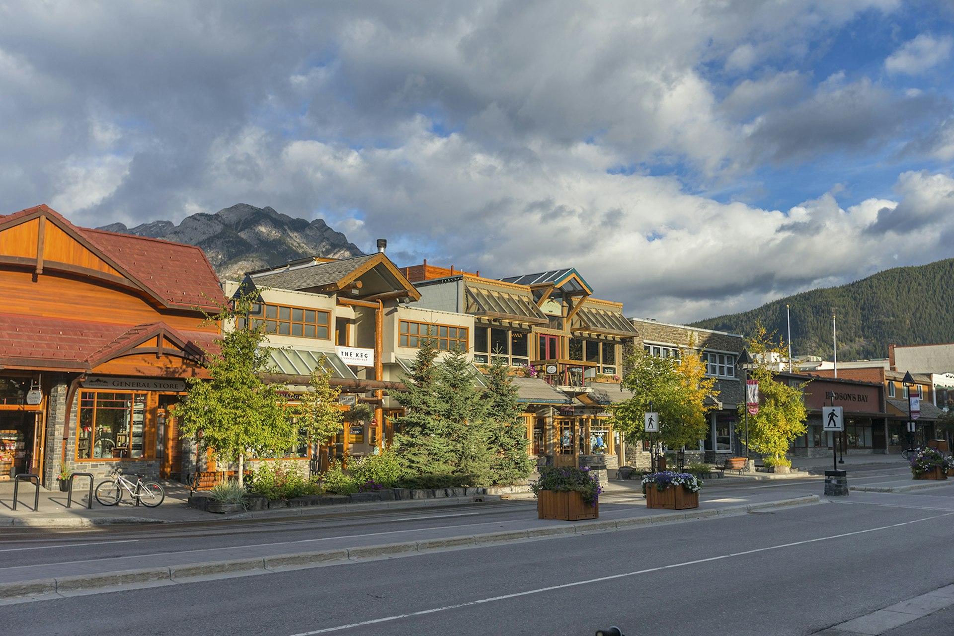Features - Downtown Streets of Banff National Park Canada
