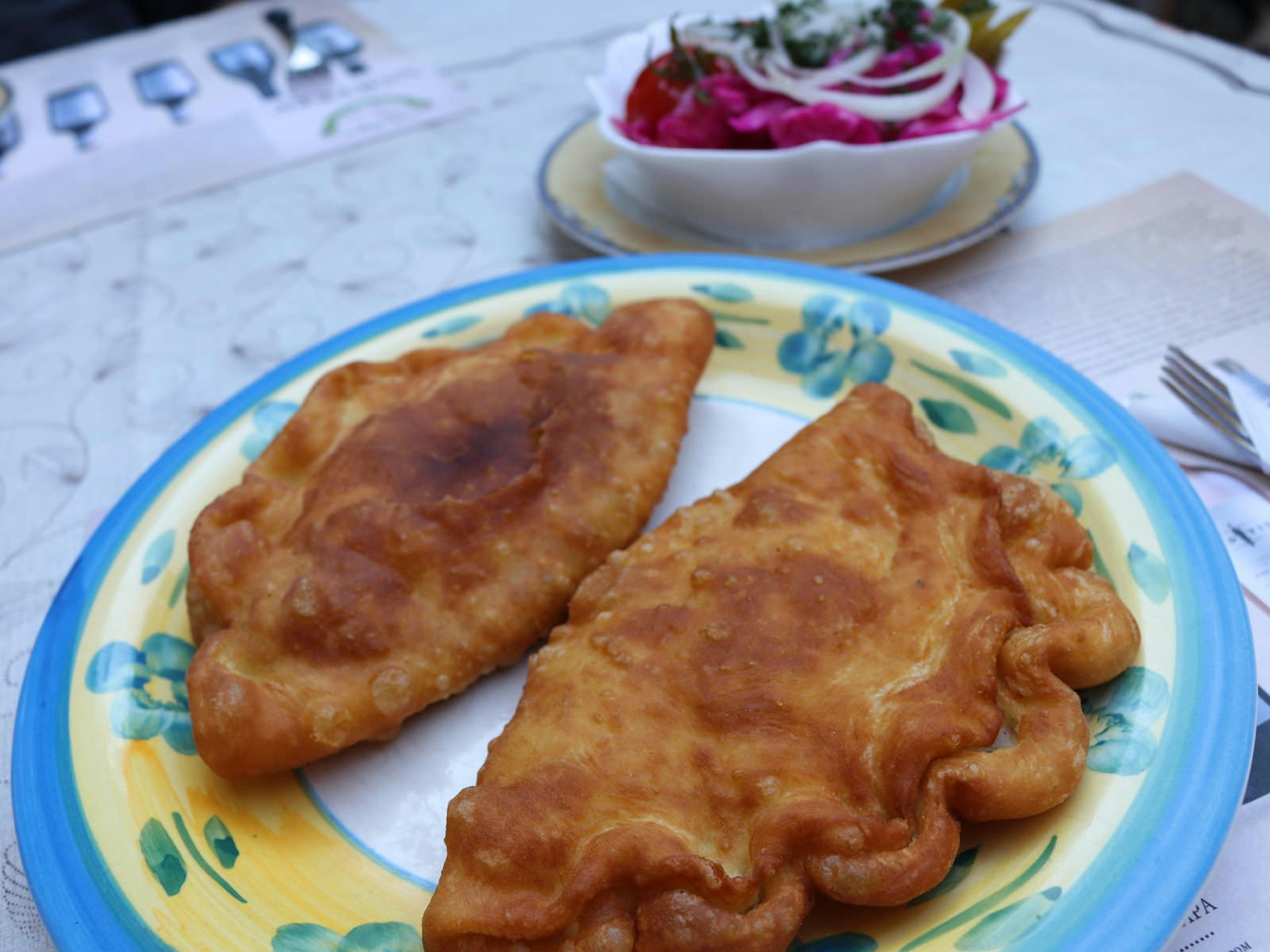 Gagauzian pastries at Gok-Oguz restaurant © Greg Bloom / Lonely Planet