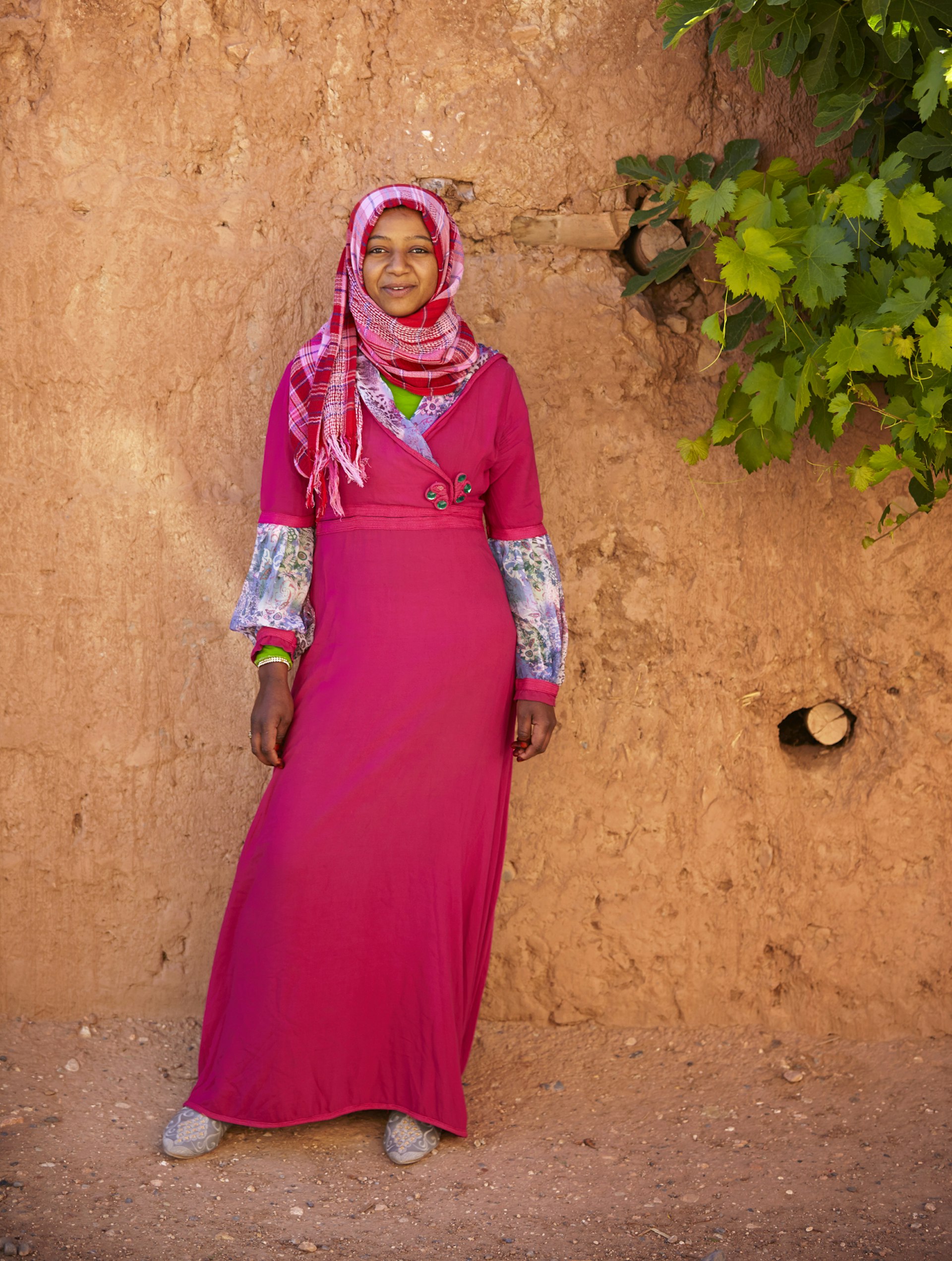 Niama Mansouri, a young member of Hdida's rose-growing co-operative in Morocco