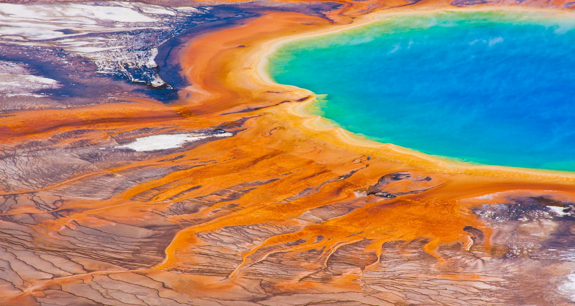 Grand Prismatic Spring in Yellowstone National Park. © Lorcel / Lonely Planet