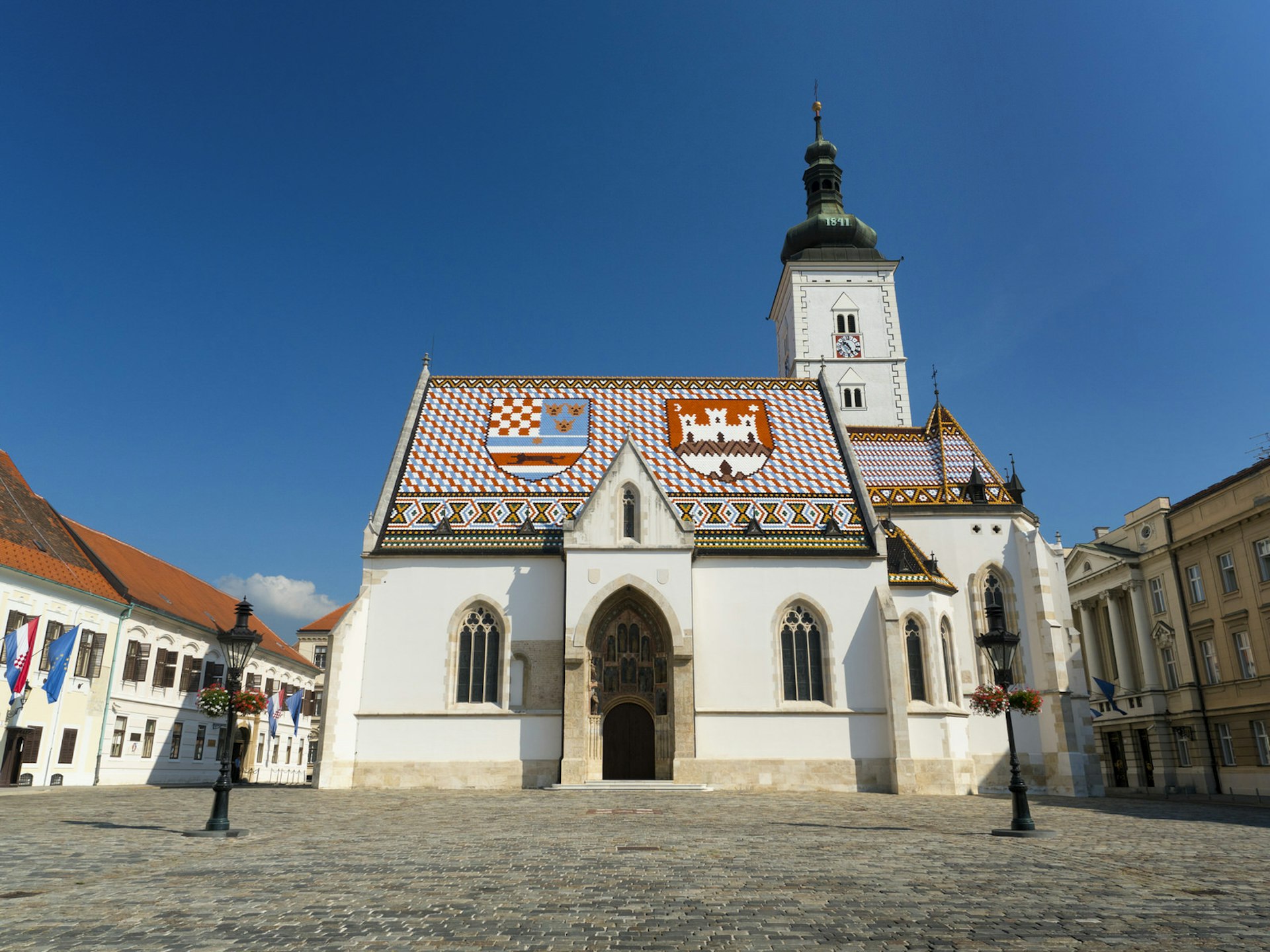 St Mark's Church is one of the prettiest building's in Zagreb's Upper Town