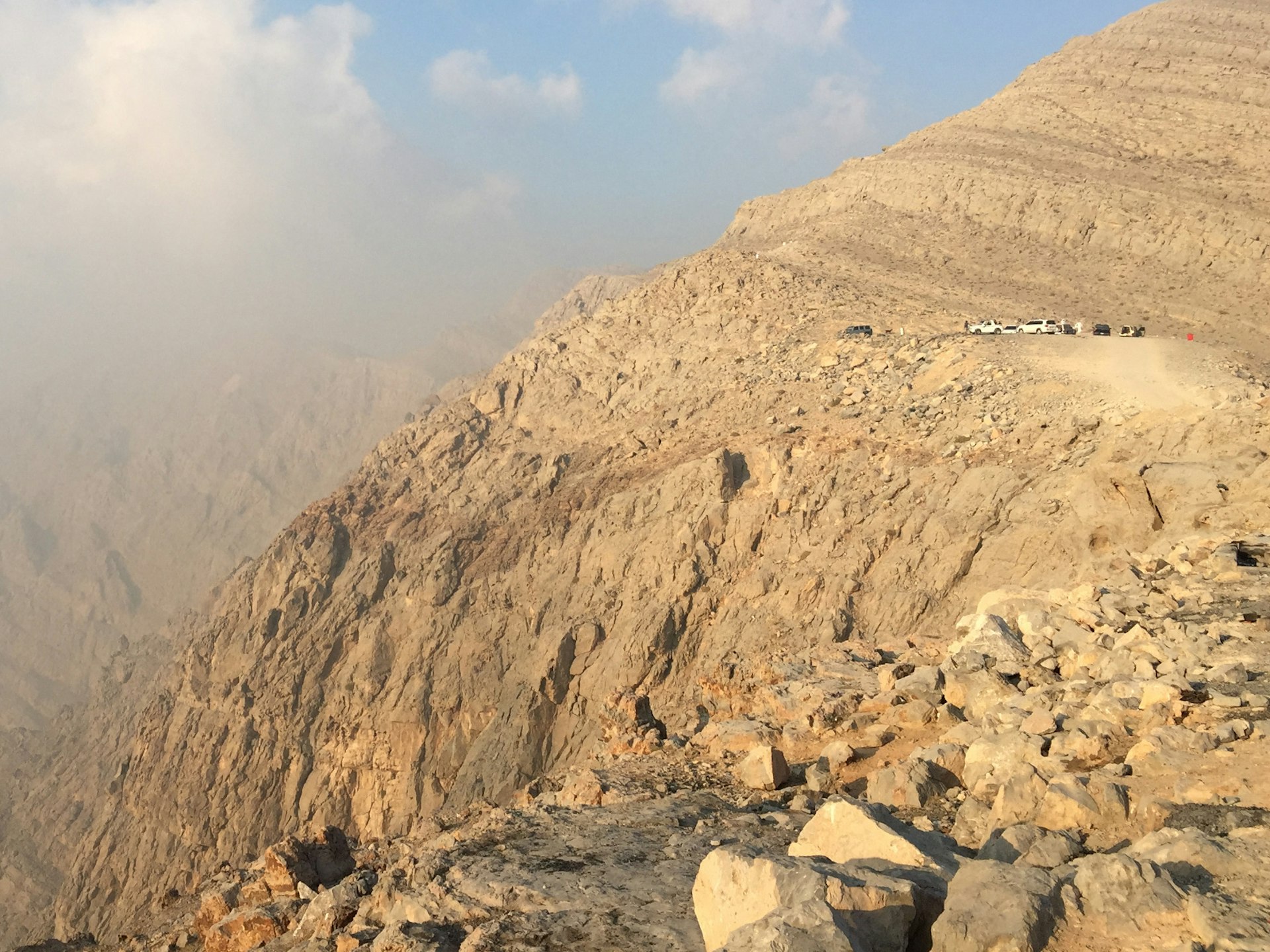 The road up Jebel Jais may end abruptly, but as they say, it's the journey not the destination. Image by Lauren Keith / Lonely Planet