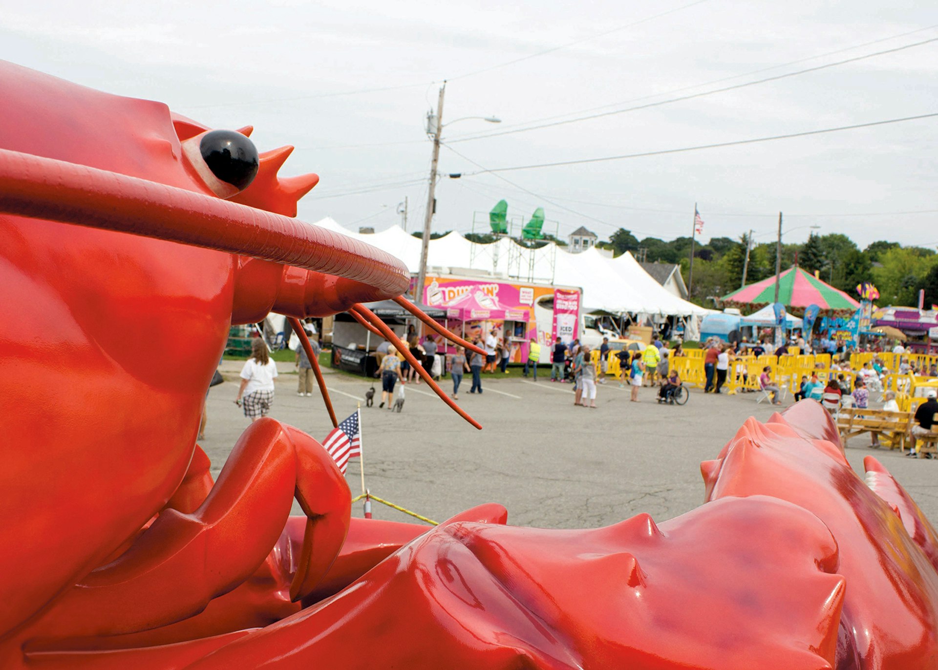 Not all the crustaceans are this big at the Maine Lobster Festival © Lucas McNelly / Maine Lobster Festival