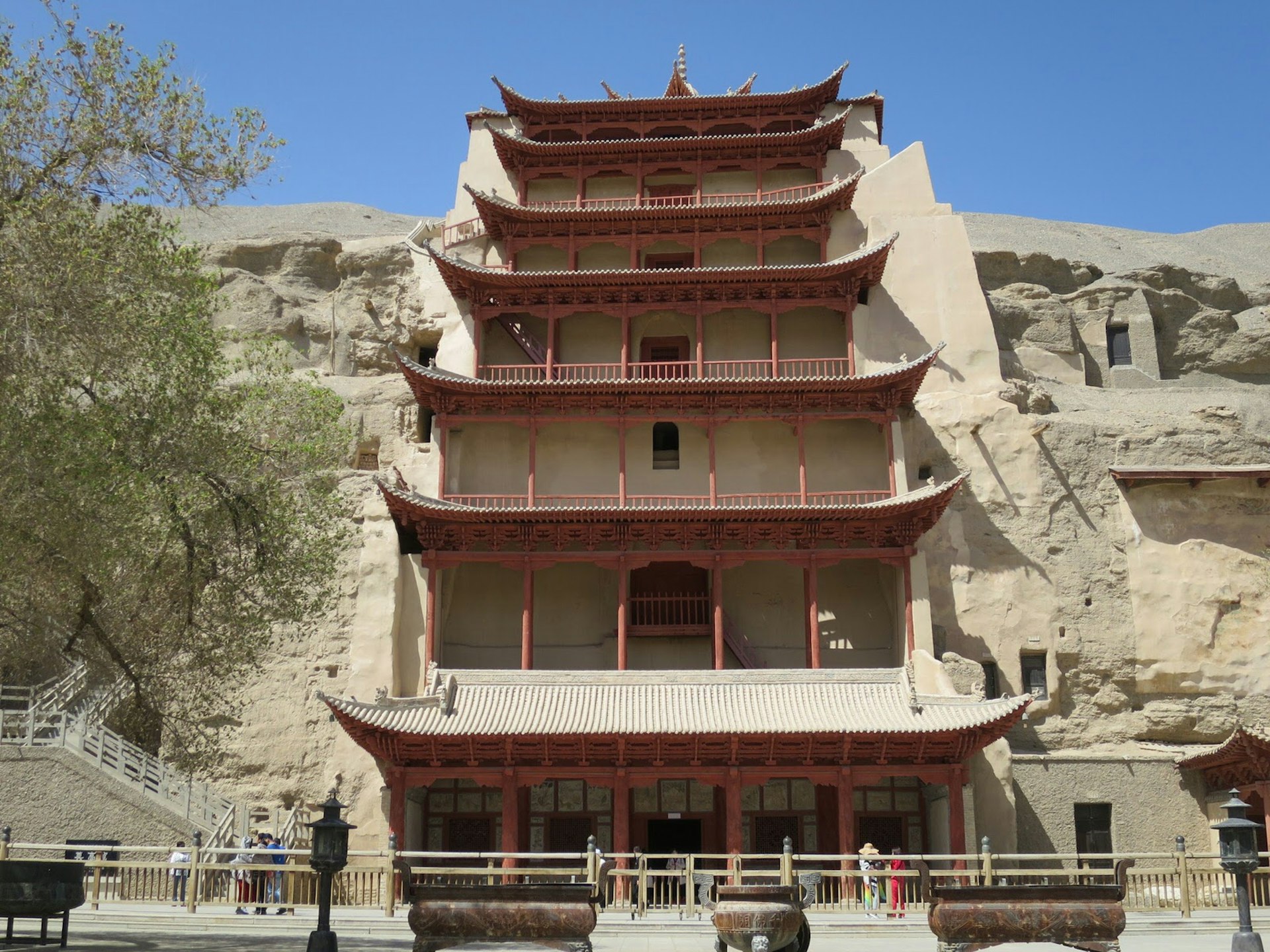 The Mogao Grottoes are considered one of the greatest Buddhist art sites in the world © Megan Eaves / Lonely Planet