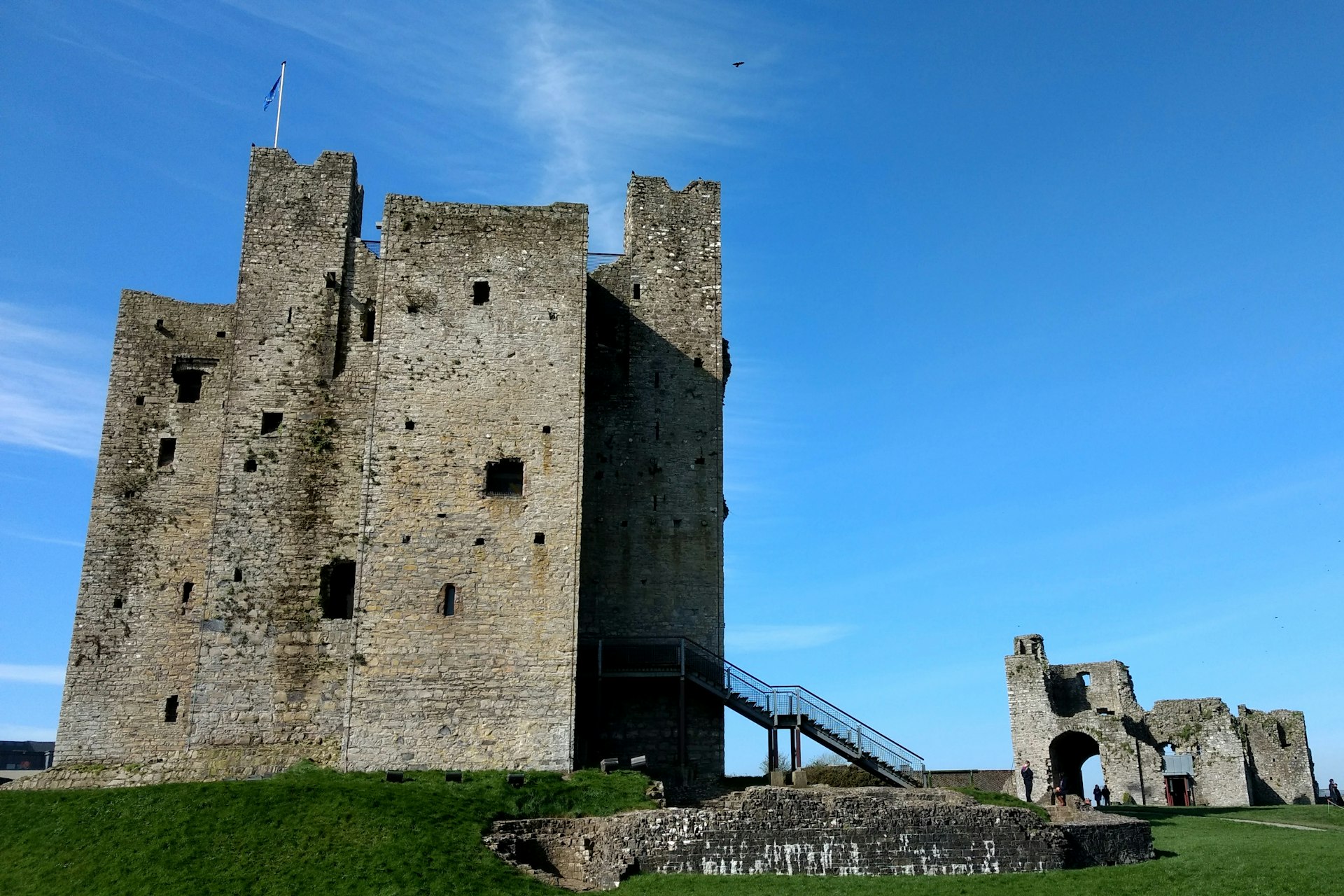 Trim Castle's solid bulk looms over the river and the surrounding countryside © James Smart / Lonely Planet