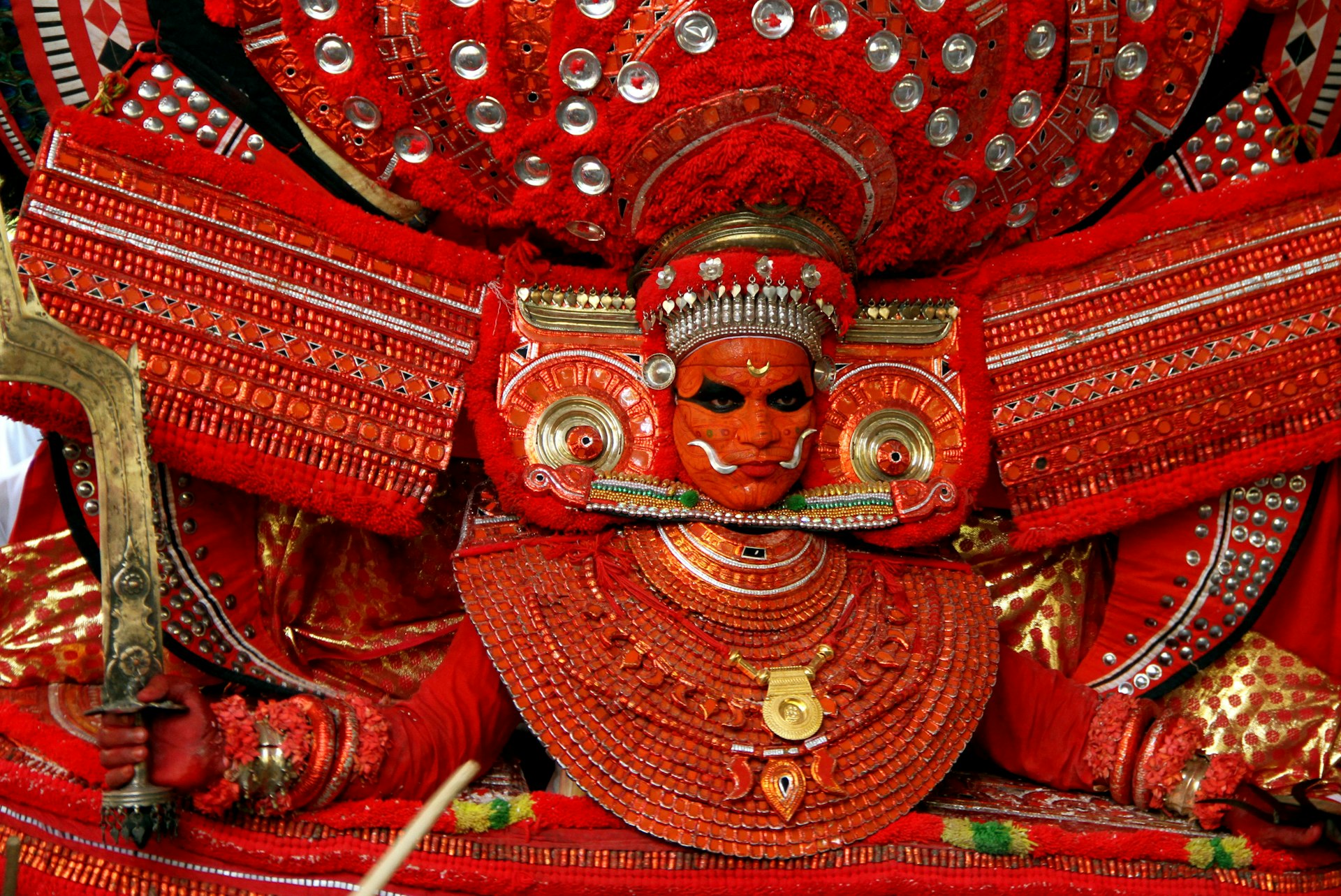 Theyyam performer in all his finery, Northern Kerala © Dhruvaraj S / CC by 2.0