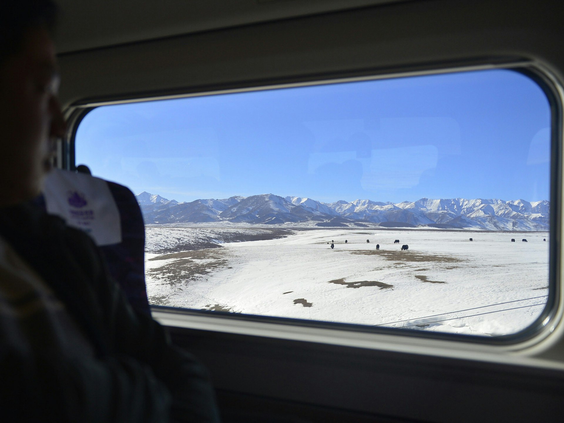 Gansu's epic scenery, best viewed through a train window © STR / Getty