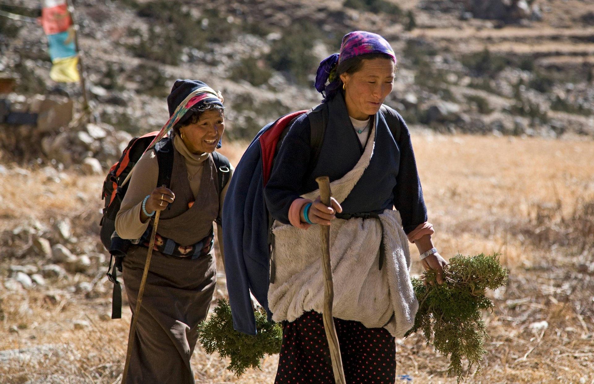 Villagers near Phu, Nepal