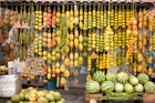 Features - Amazonic traditional fruits on road shop