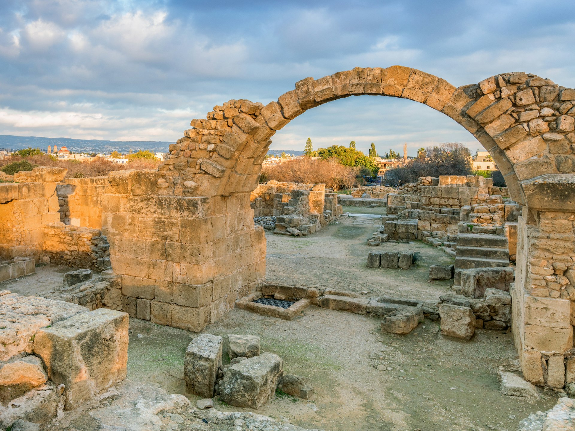 Ruins in Pafos, Cyprus