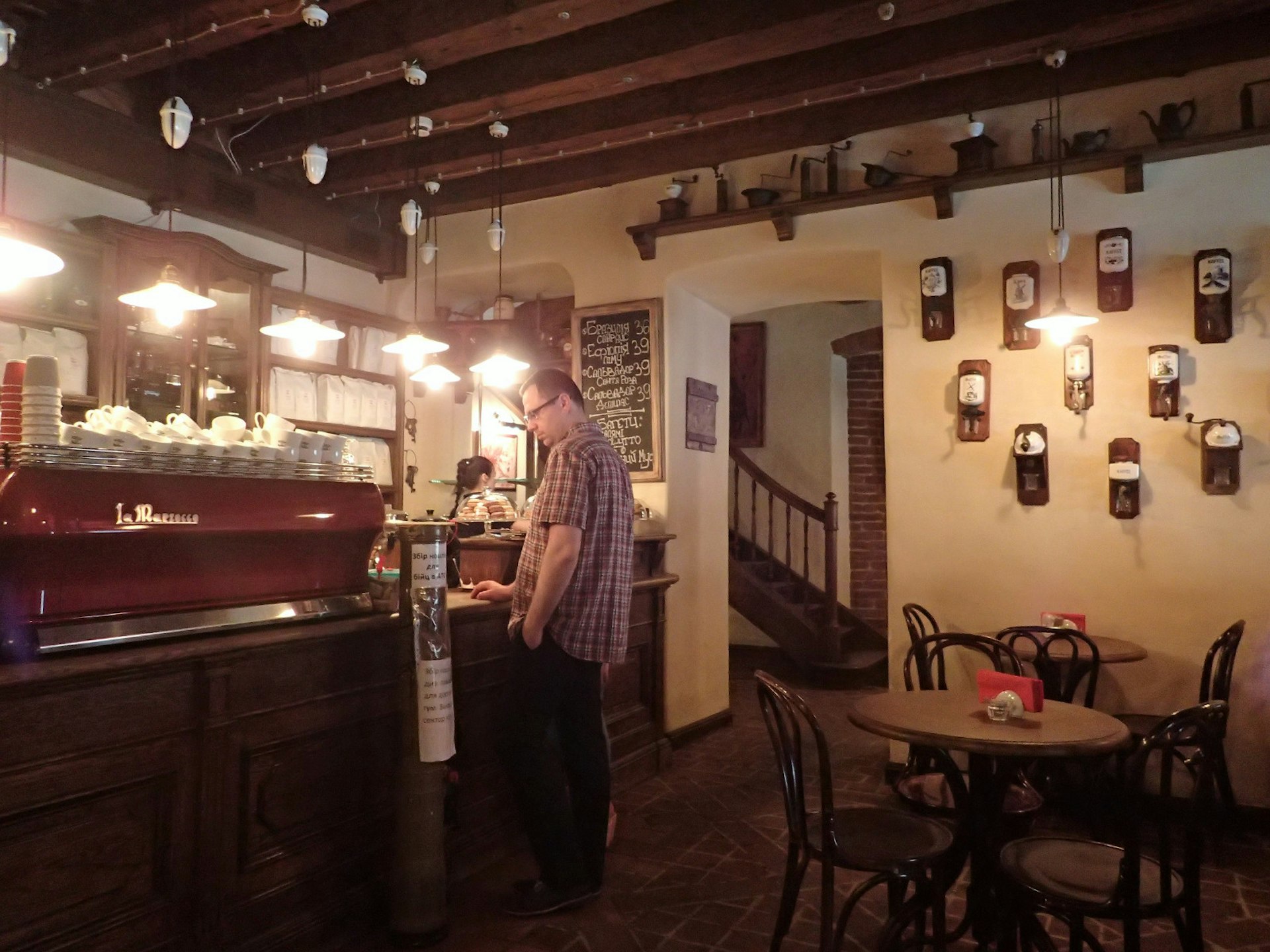 Interior of Svit Kavy café © Tim Richards / Lonely Planet 