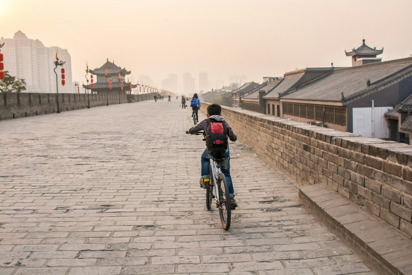 Cycling the city's intact wall is a great way to see Xi'an © sihasakprachum / Getty