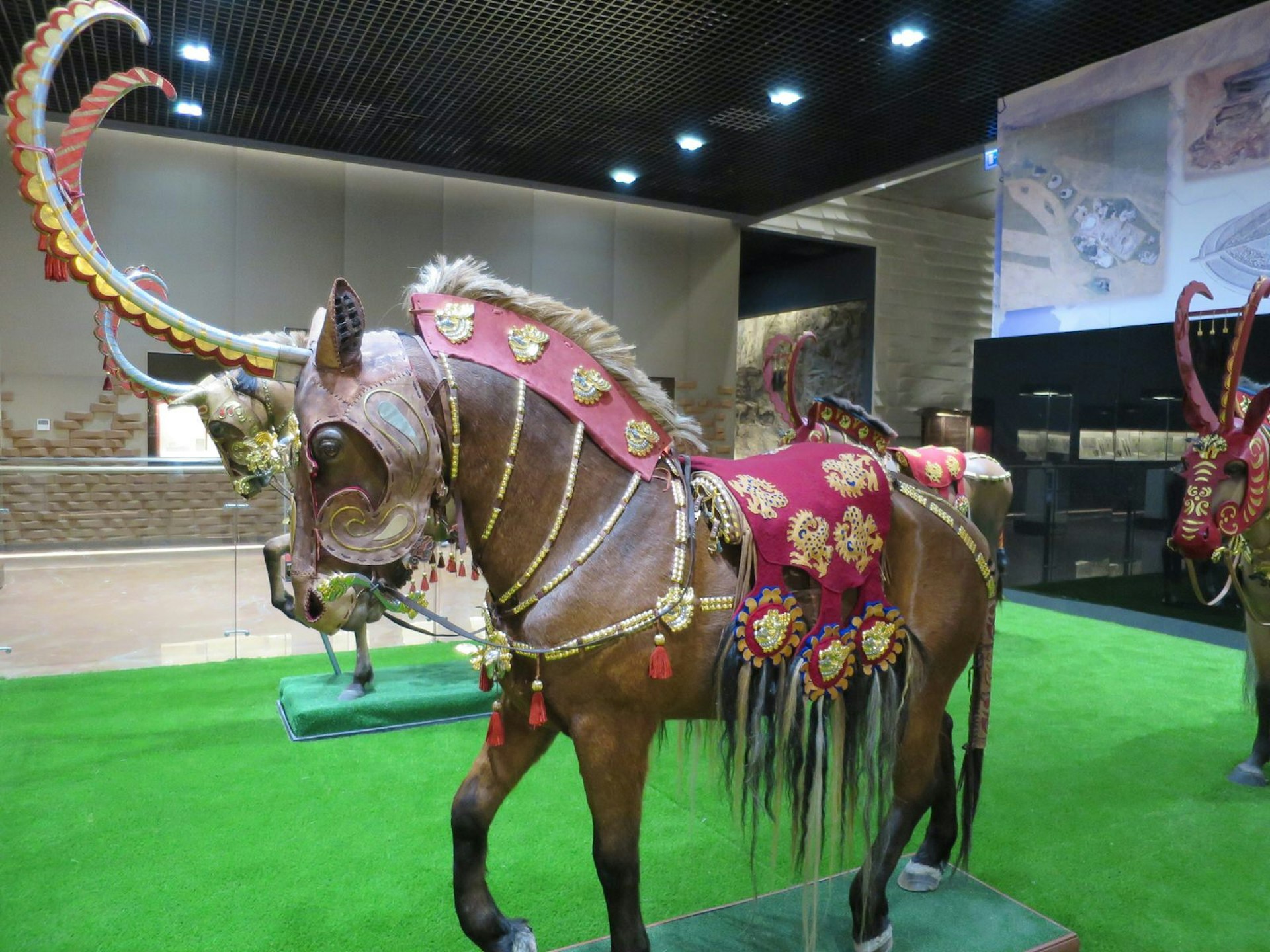 Traditional equestrian armour on display at the National Museum © Megan Eaves / Lonely Planet