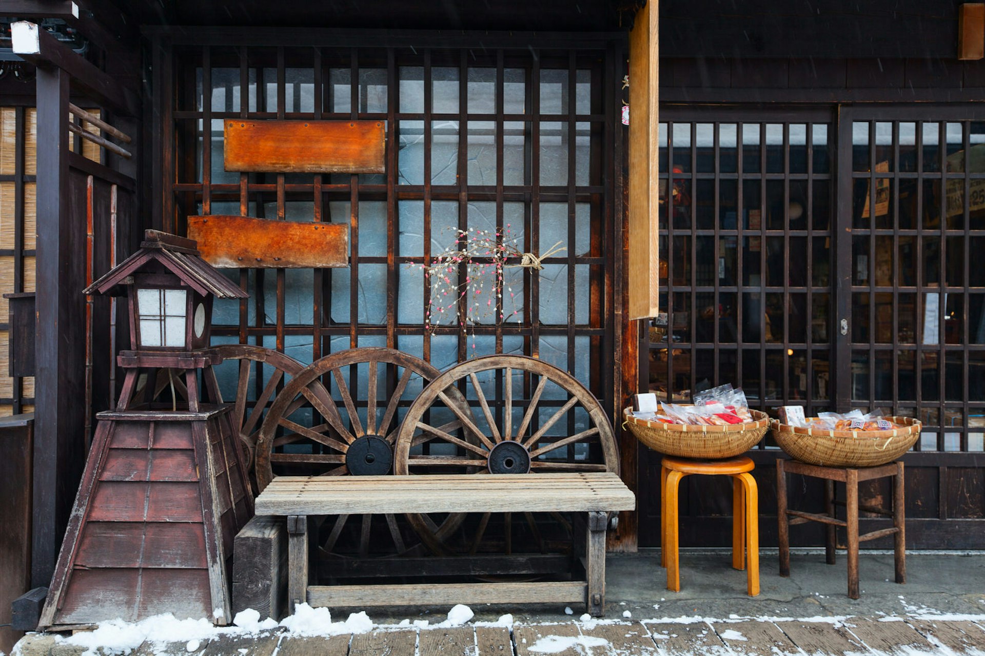 Storefront in Takayama's old town centre