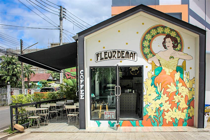 The exterior of coffee shop Cafe Fleur de Mai in Chiang Mai