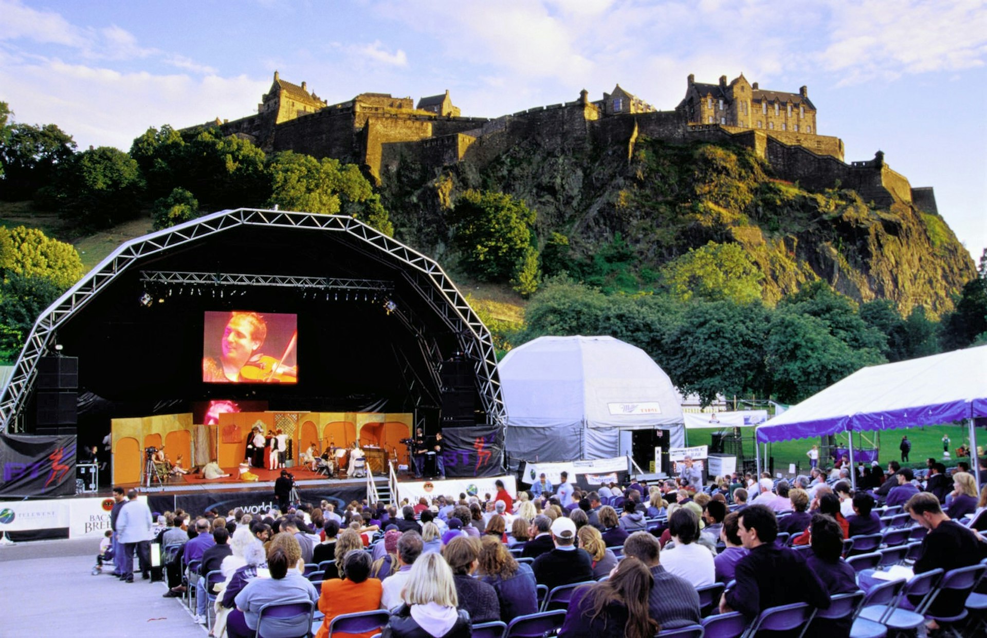 In a city as beautiful as Edinburgh you'll often get a great view to go with a great show © Gareth Mccormack / Lonely Planet Getty Images