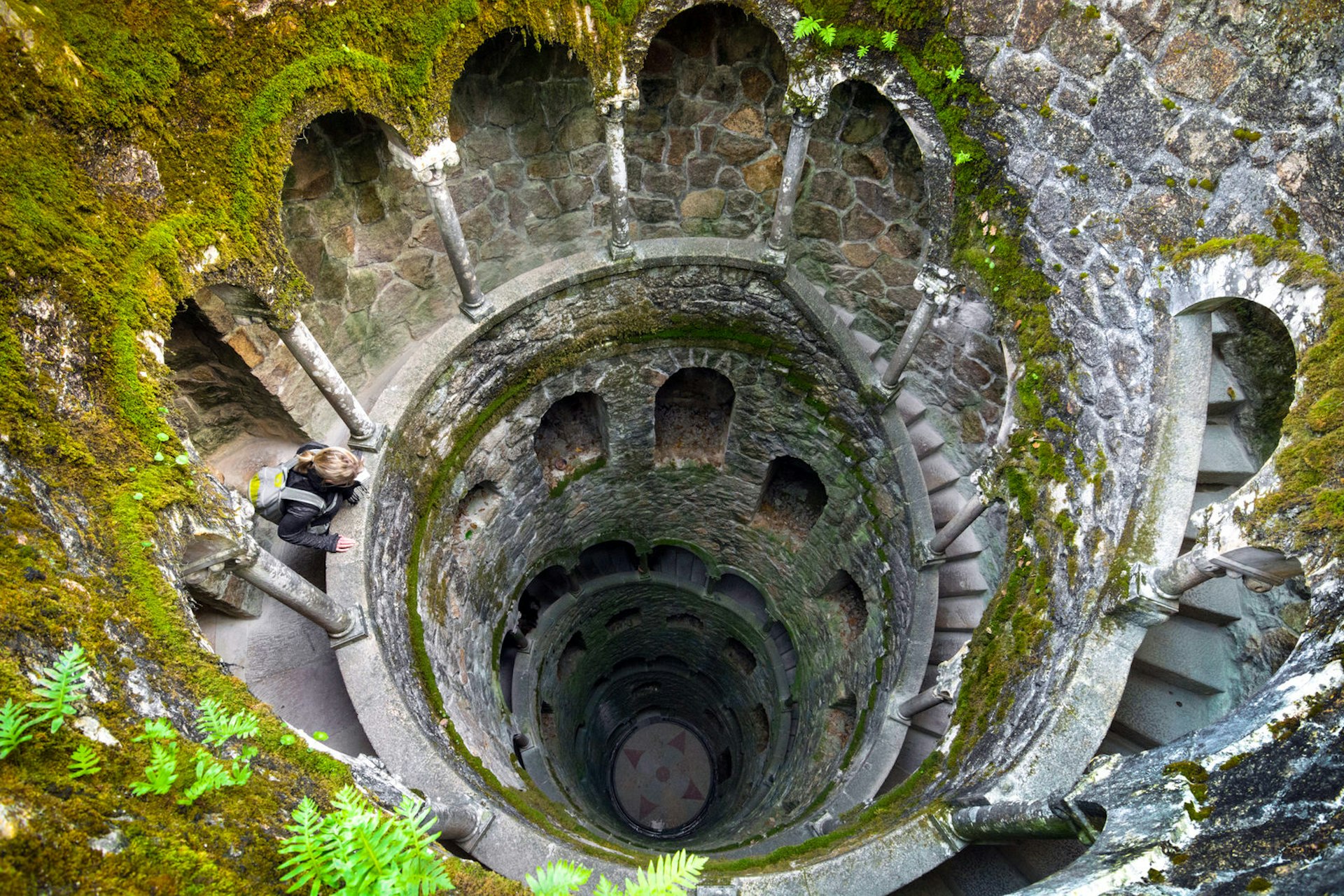 The wells of Quinta da Regaleira, Sintra, Portugal © Marko Stavric / Getty Images
