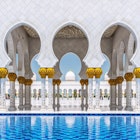 Sheikh Zayed Grand Mosque in Abu Dhabi, United Arab Emirates ©Christian Häcker/500px