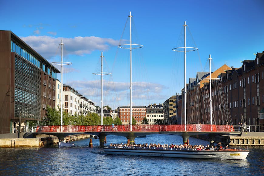 Cirkelbron, en del av Harbour Circle, en 13 km lång rutt runt Köpenhamns hamn