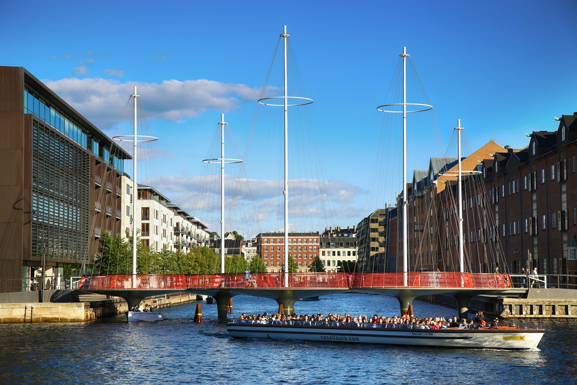 The Circle Bridge, part of the Harbour Circle, a 13km route around Copenhagen's harbour