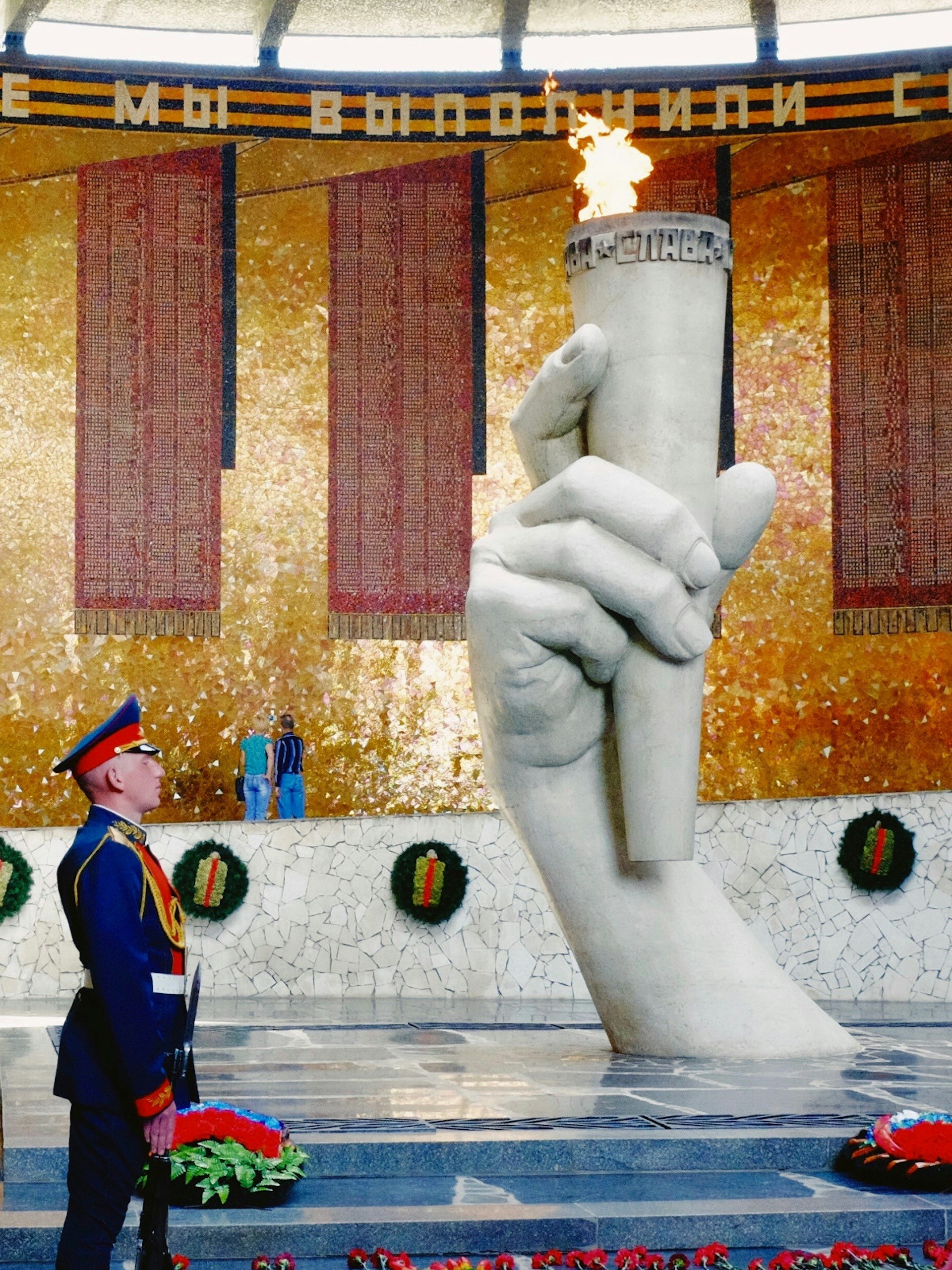 The eternal flame at Mamaev Kurgan © Mark Baker / Lonely Planet