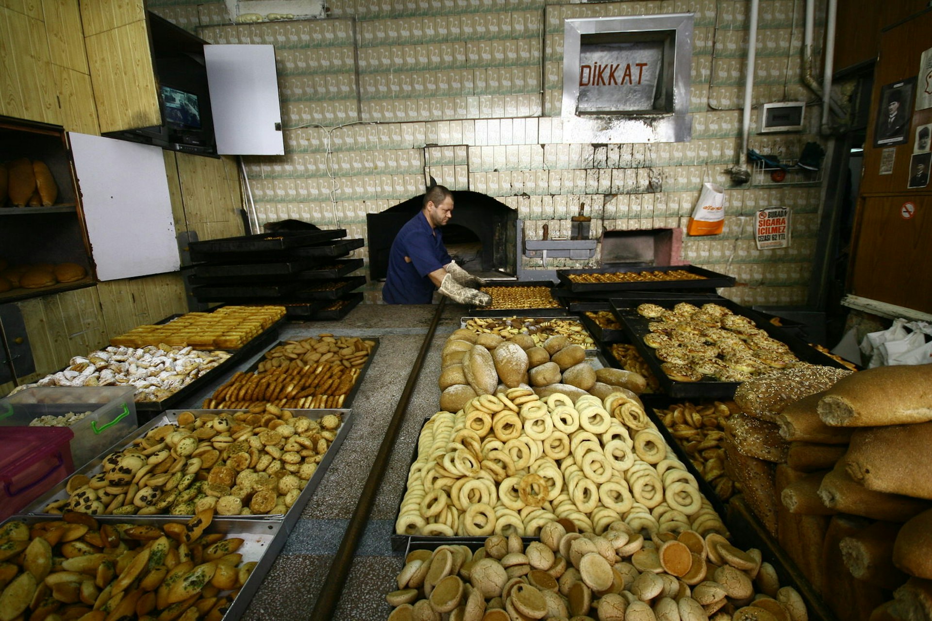 Historical bakery in Besiktas district, Istanbul, Turkey