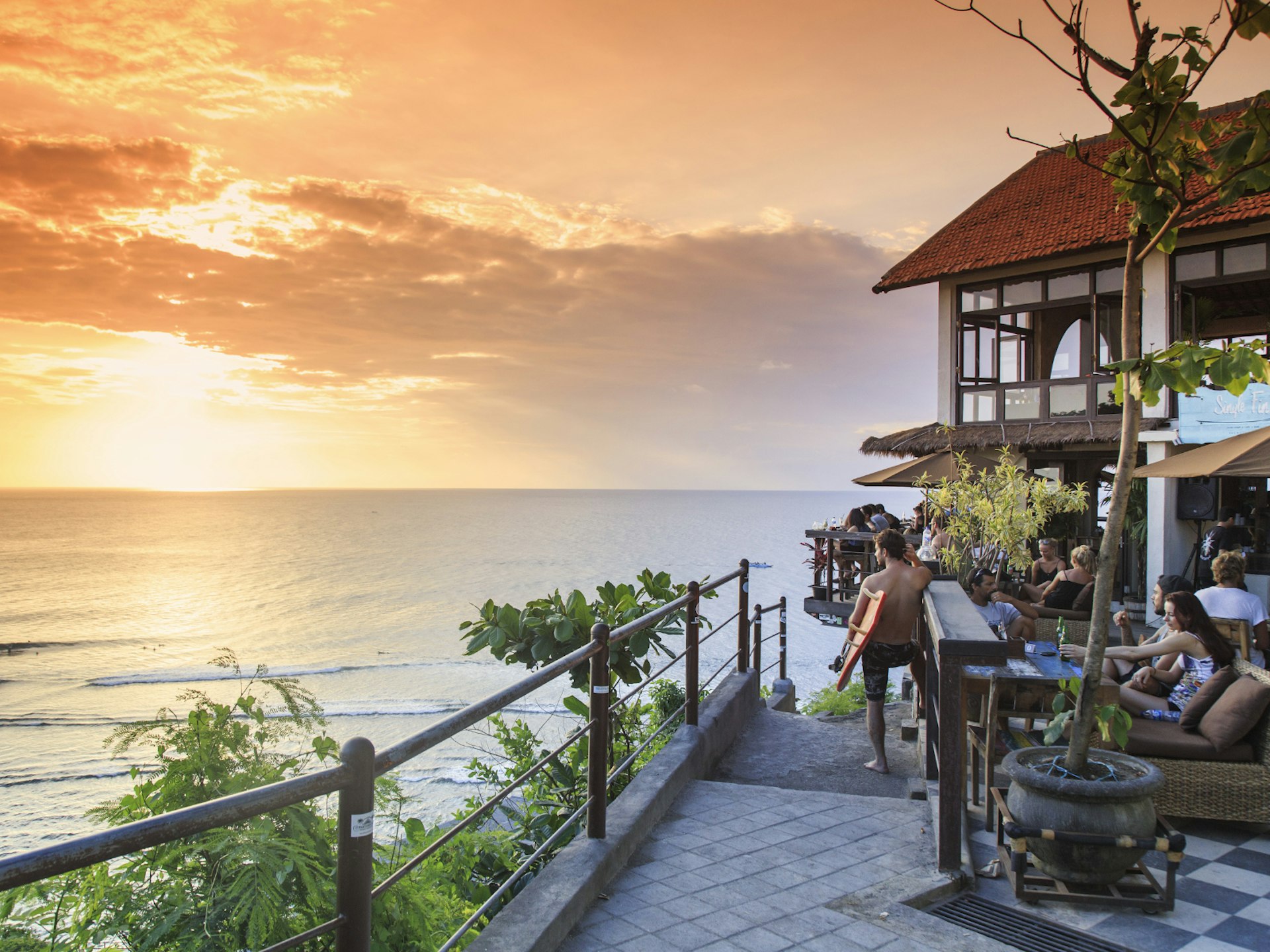 Clifftop cafe at Uluwatu, Bali