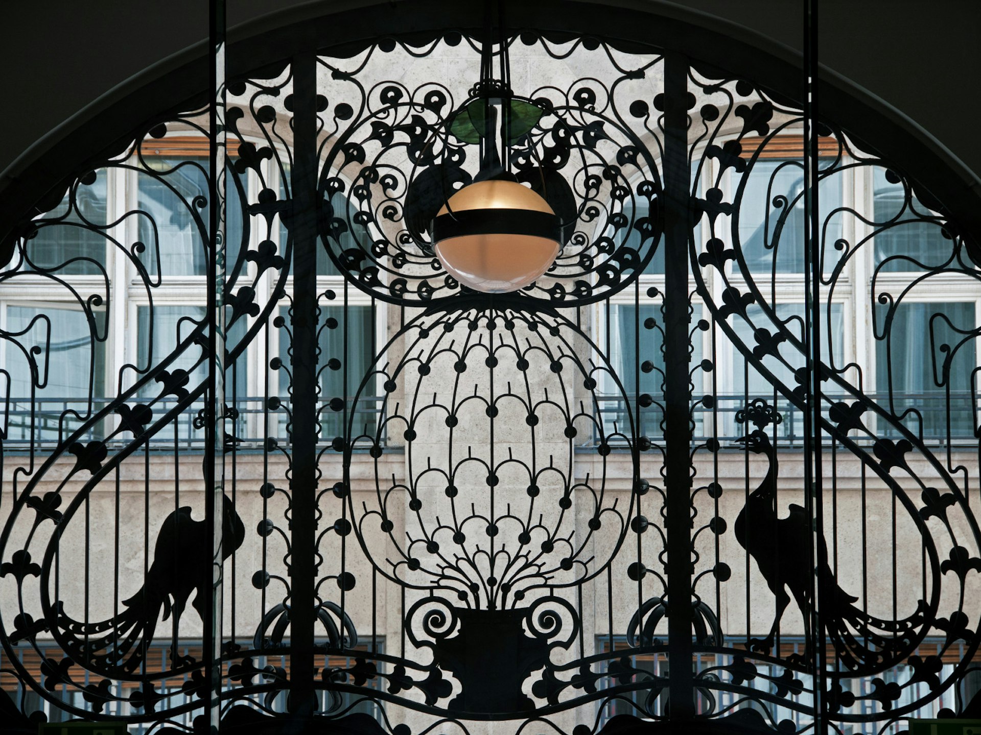 Art nouveau ironwork at the Gresham Palace Hotel © Krzysztof Dydynski / Lonely Planet Images / Getty Images