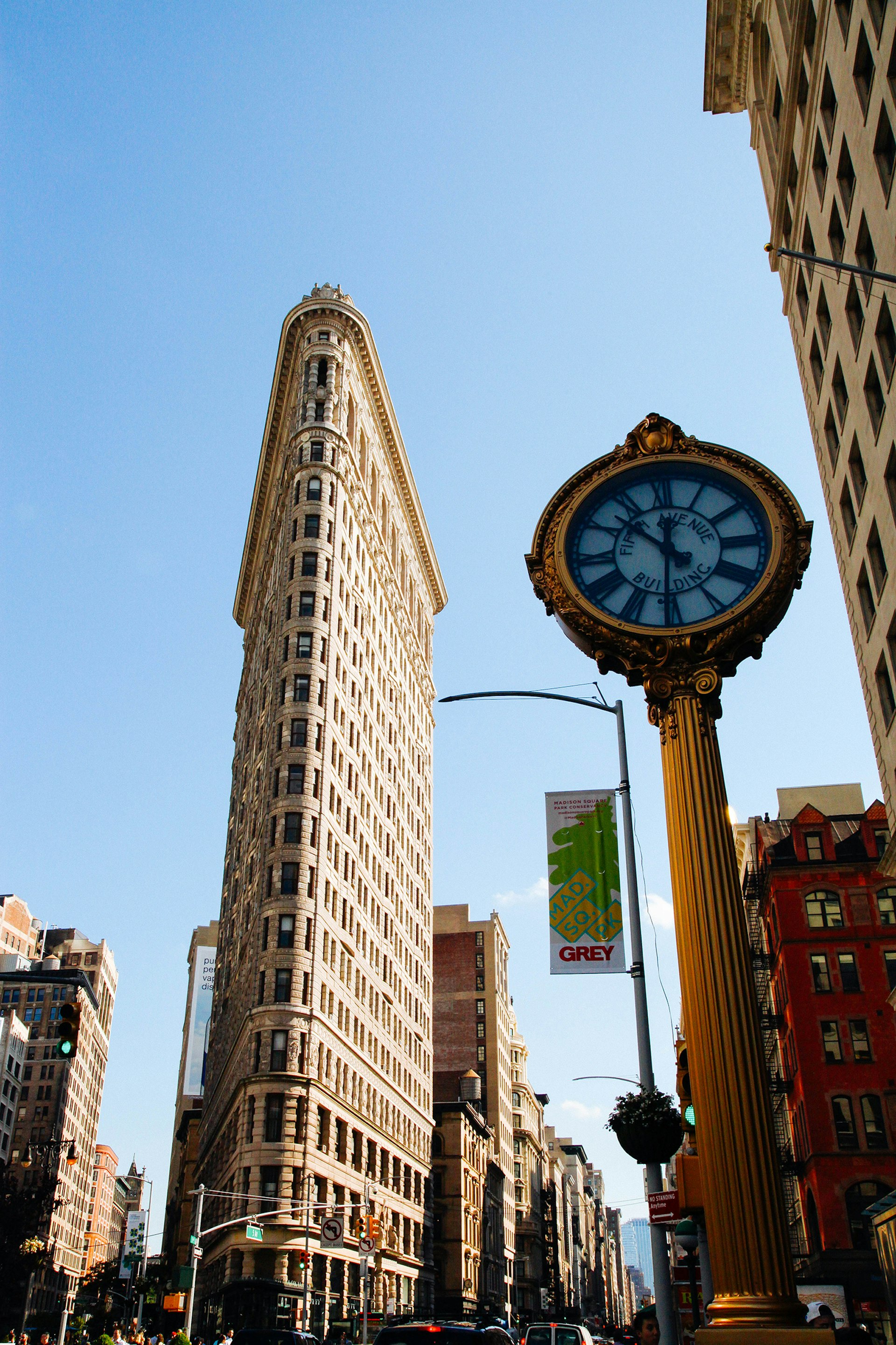 The Flatiron Building in New York City