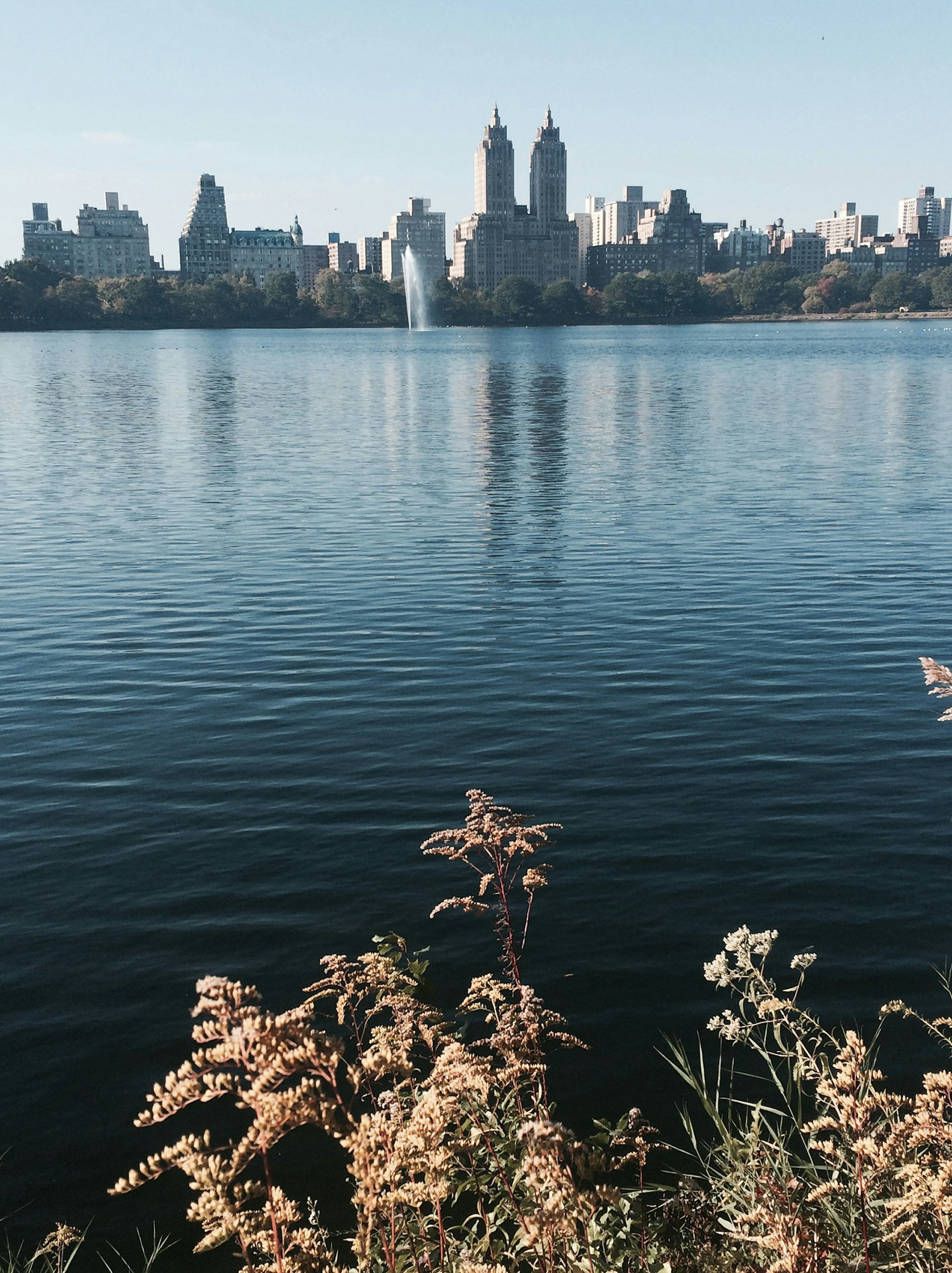 City views from the Jackie Onassis Reservoir