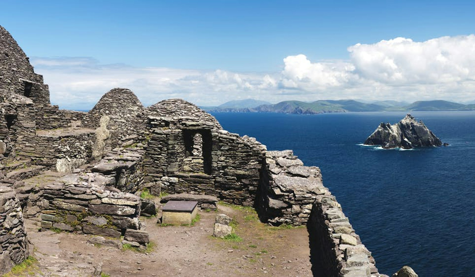 The island of Skellig Michael appeared as a backdrop in the latest Star Wars film © Stephan Hoerold / Getty Images