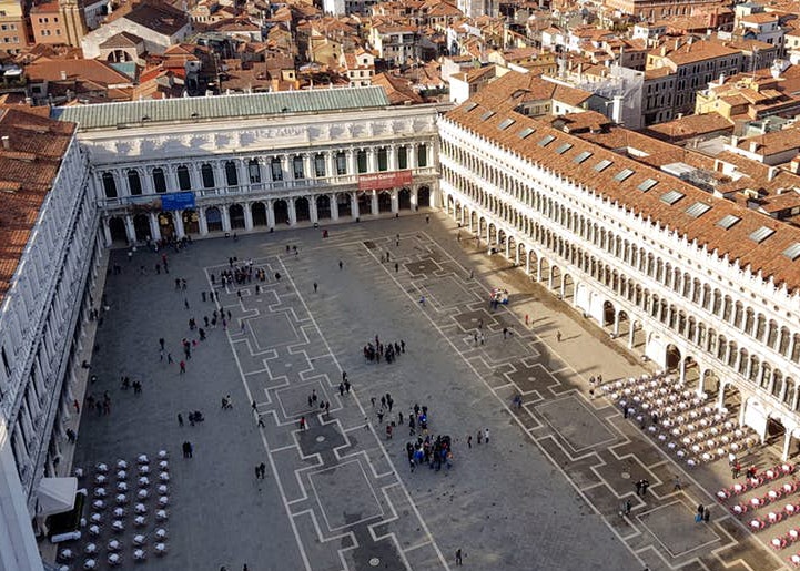 Piazza San Marco from the Campanile di San Marco, Venice © Emma Sparks / Lonely Planet