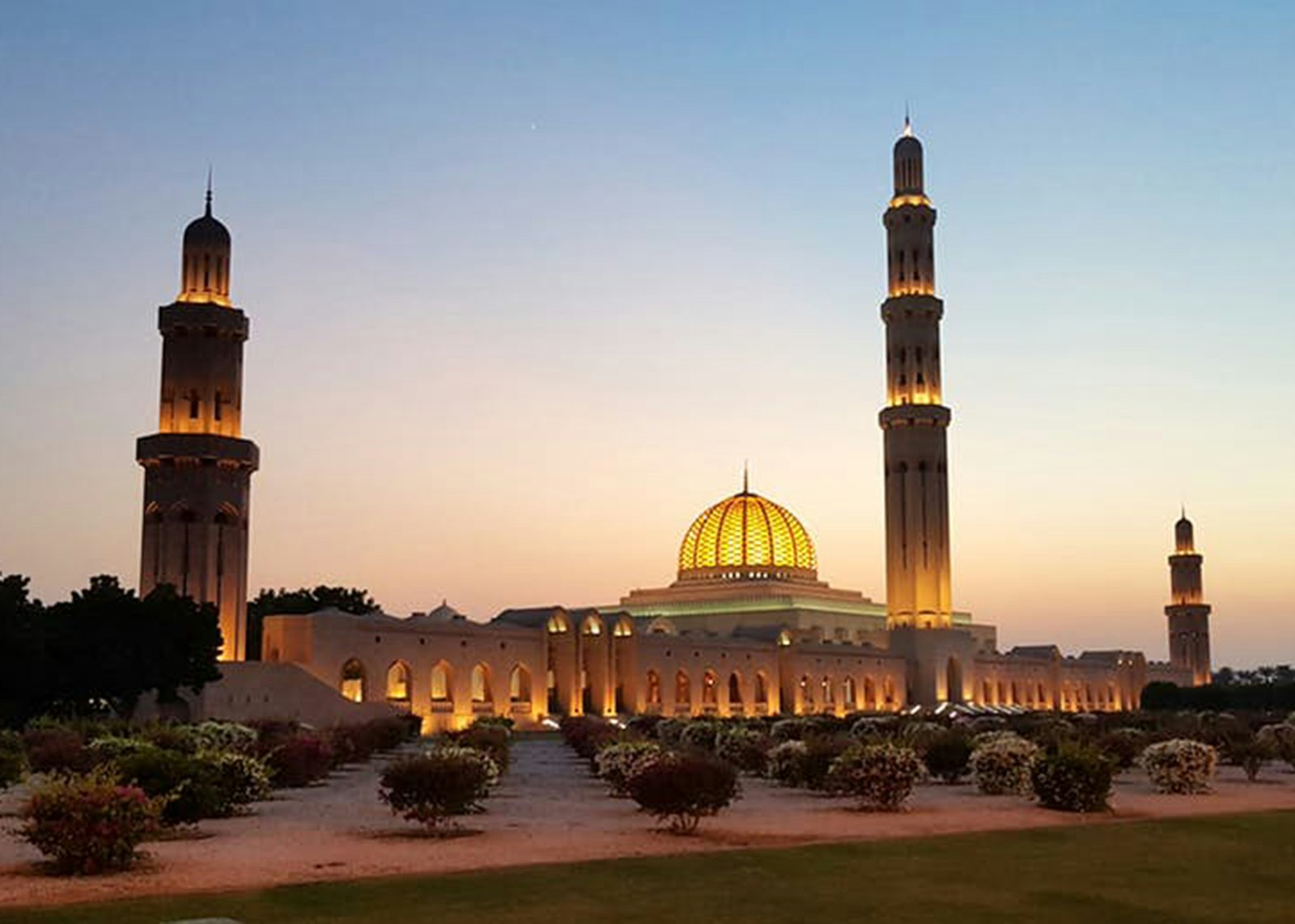 The vast Sultan Qaboos Grand Mosque in Oman's beguiling capital, Muscat © Daniel James / Lonely Planet