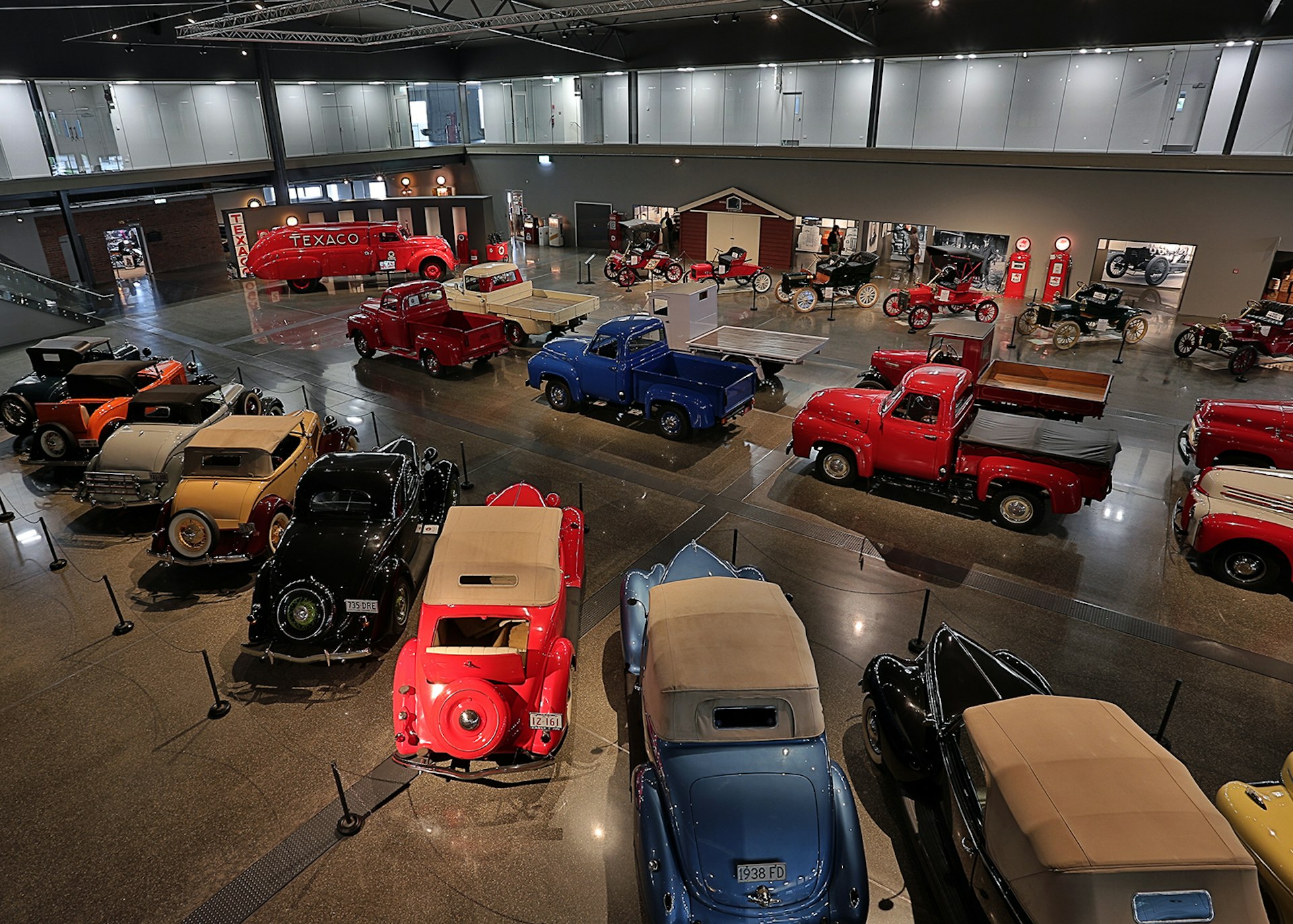 Vintage vehicles on display at Bill Richardson Transport World, Invercargill, New Zealand © Bill Richardson Transport World