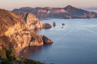 Features - Vulcano island from Lipari