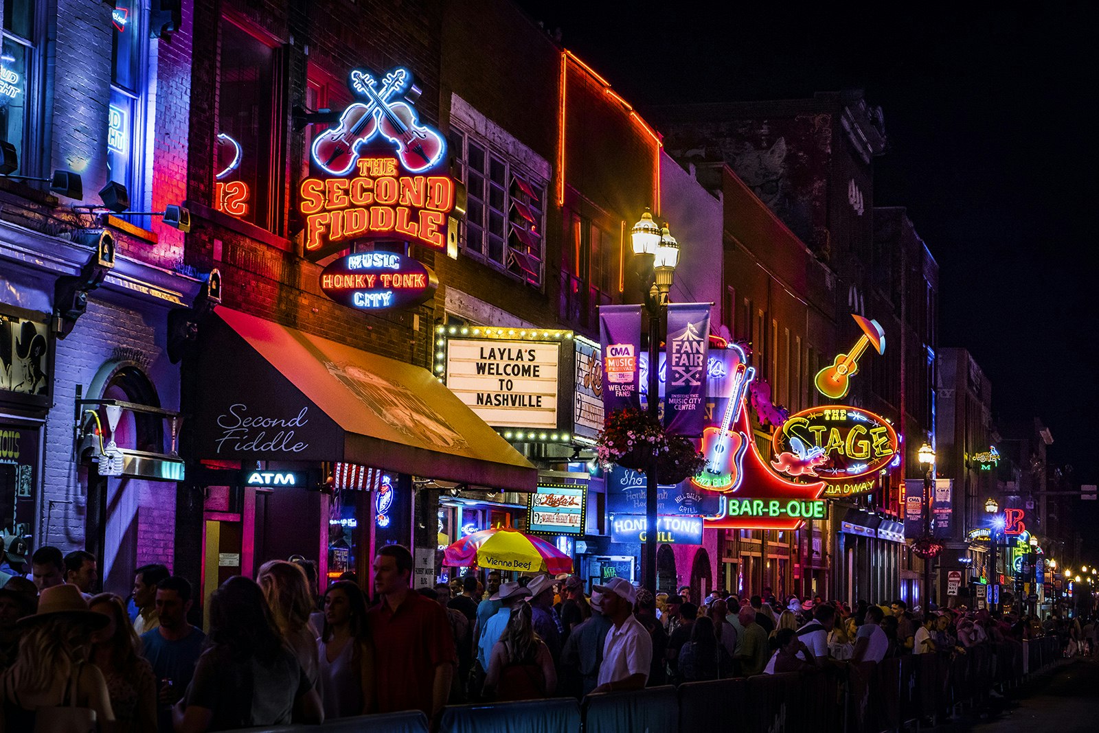 Broadway is major thoroughfare in Nashville, Tennessee. It includes Lower Broadway, a renowned entertainment district for country music.