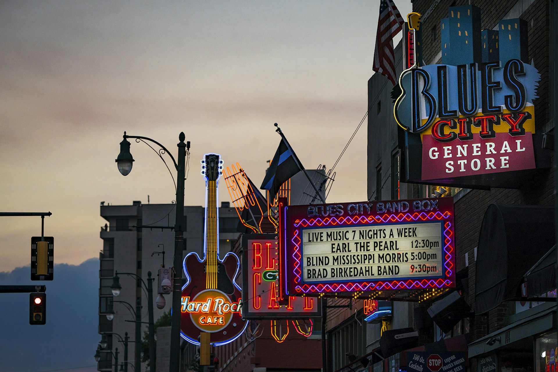 Features - Neon Signs on Beale Street (Memphis)