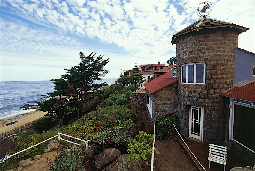 Features - Pablo Neruda, Isla Negra The ocean near his Isla Negra home inspired some of Neruda's best work © De Agostini / V. Giannella / Getty