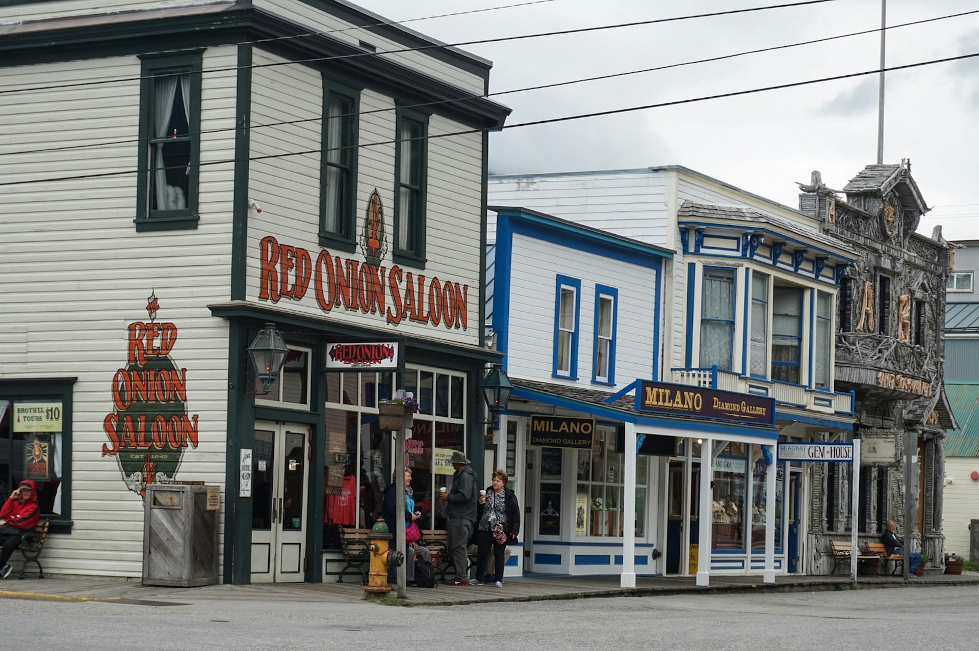 Broadway in Skagway, Alaska