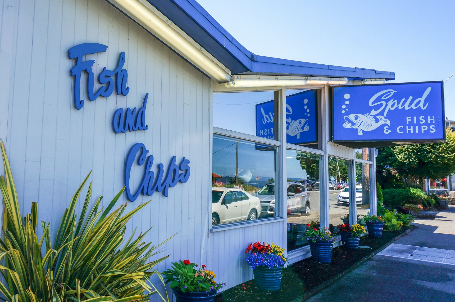 Spuds Fish and Chips, which claims to be Seattle’s first fast-food restaurant © Valerie Stimac / Lonely Planet
