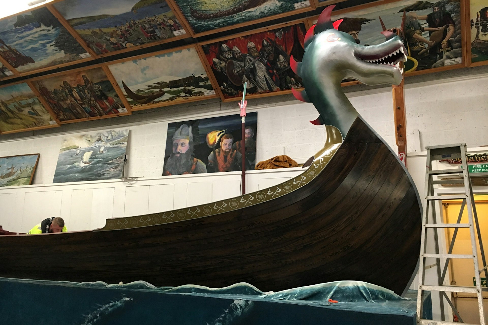 Viking longship Shetland Up Helly Aa