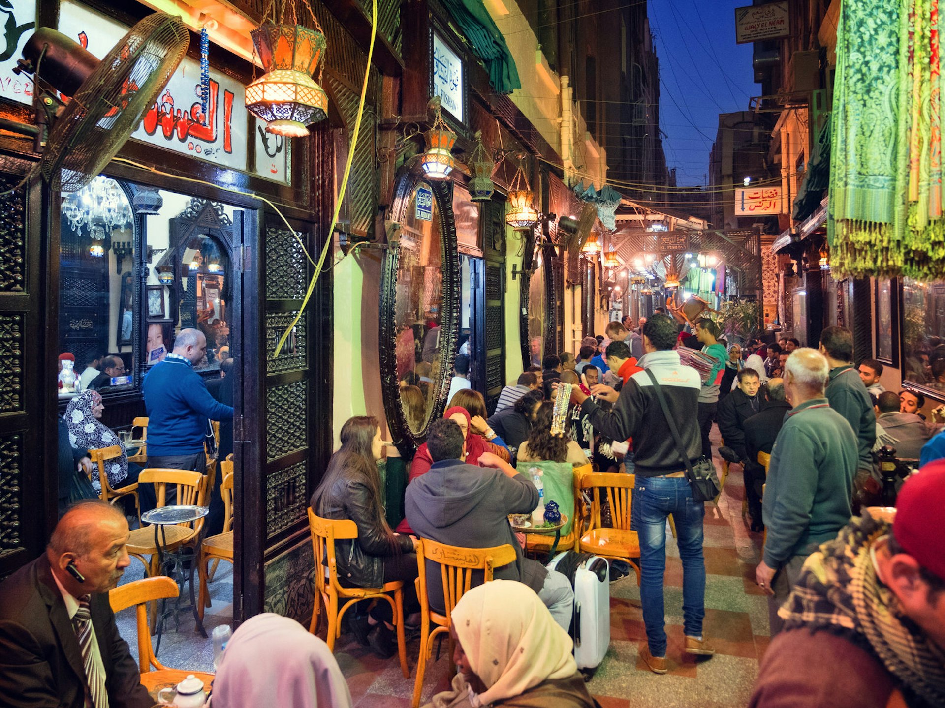 Cafe in Cairo, Egypt. Image by Emad Aljumah / Getty Images