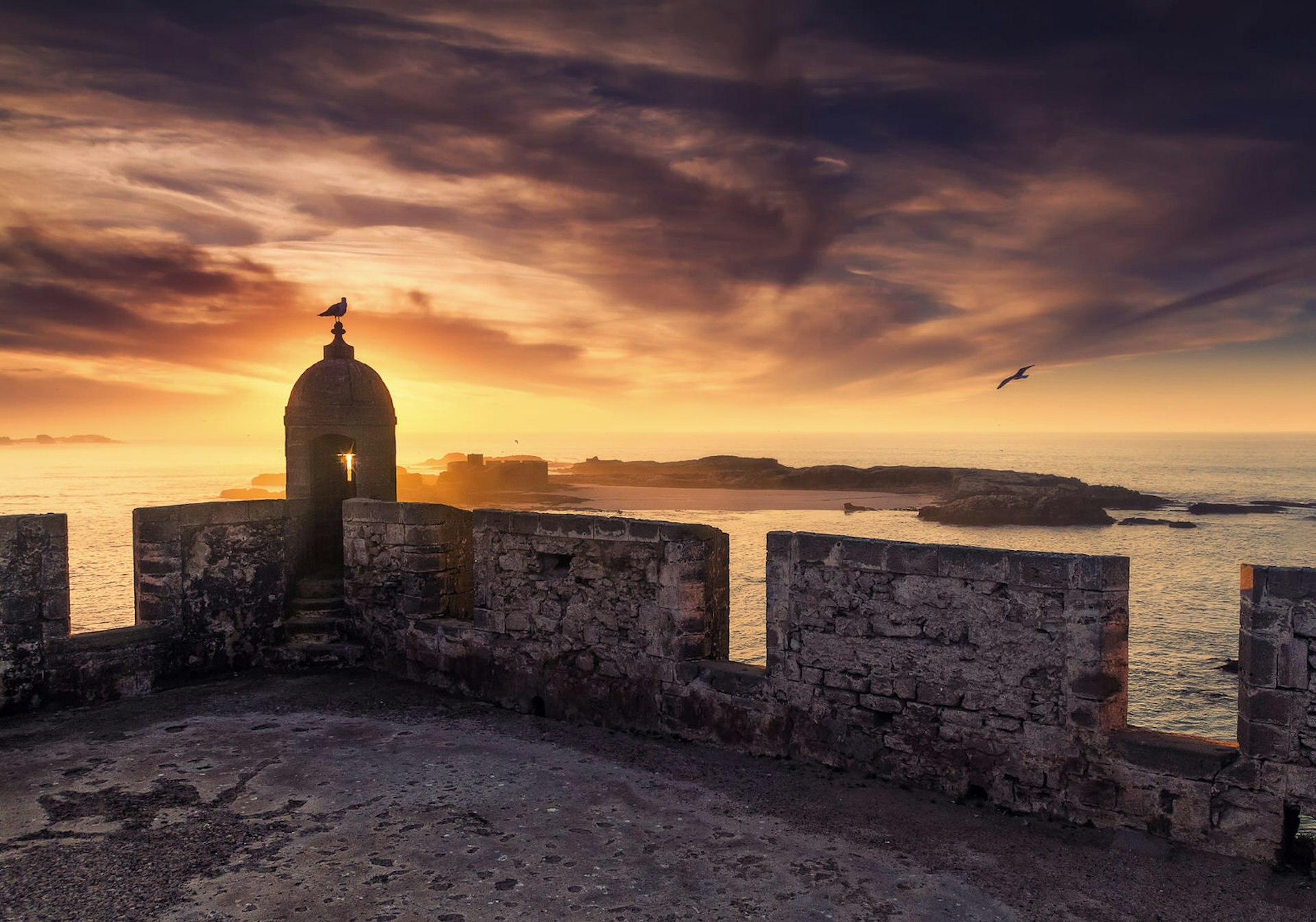 Sunset over the ramparts of Essaouira, Morocco. Image by Carlos M Almagro / 500px