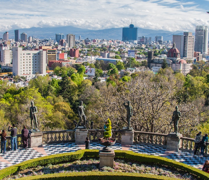 View of Mexico City from Castle of Chapultapec Mexico D.F